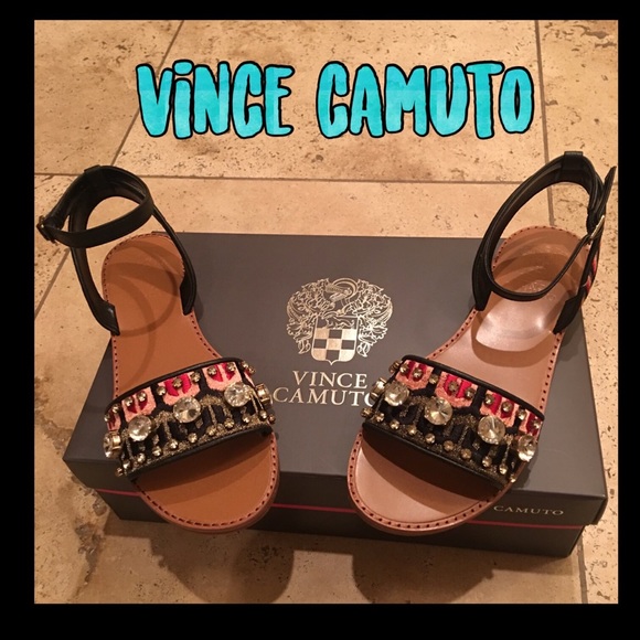 🧡NWT🧡Vince Camuto anklestrap embellished sandals - Picture 2 of 8